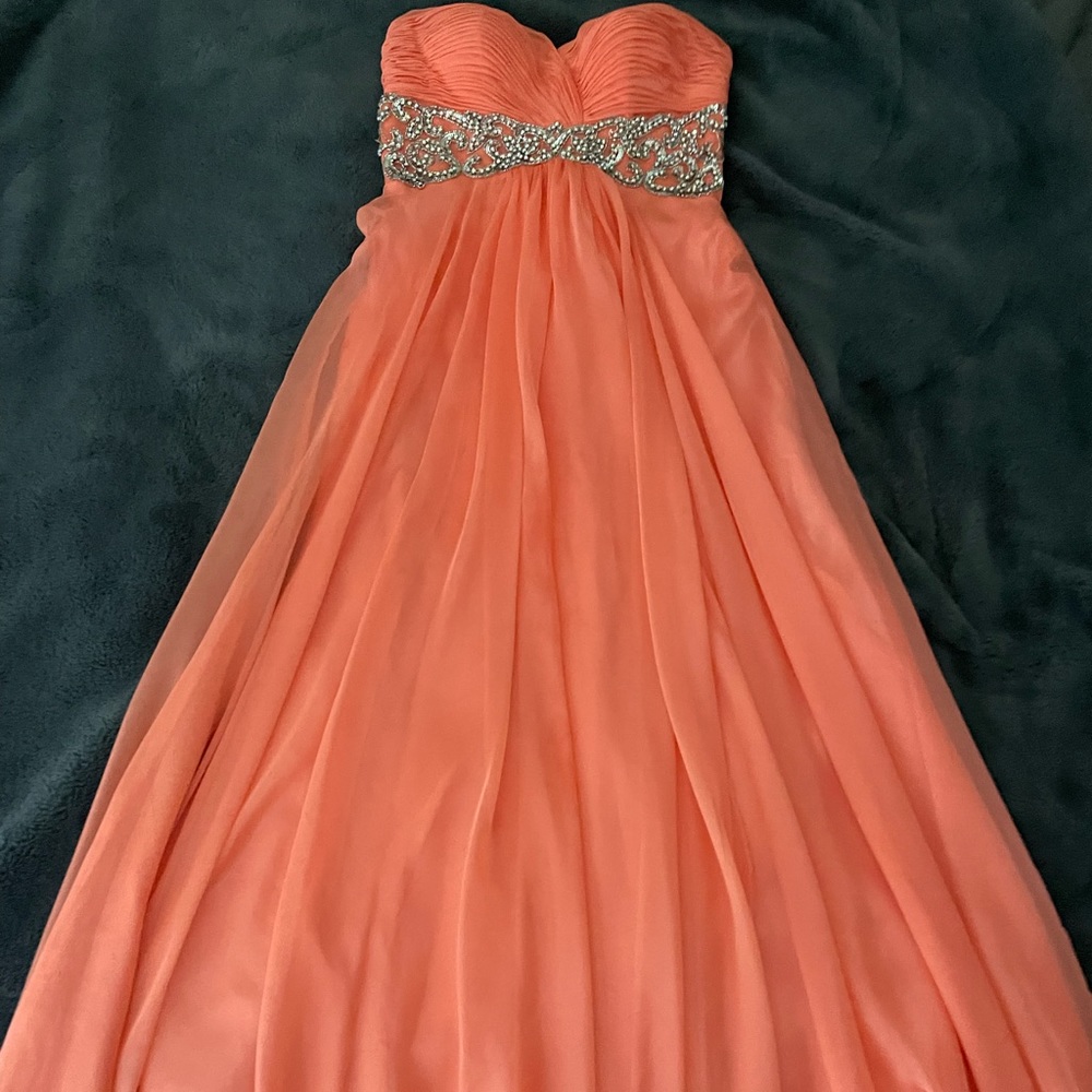 Peach Orange Long Grown Size S
